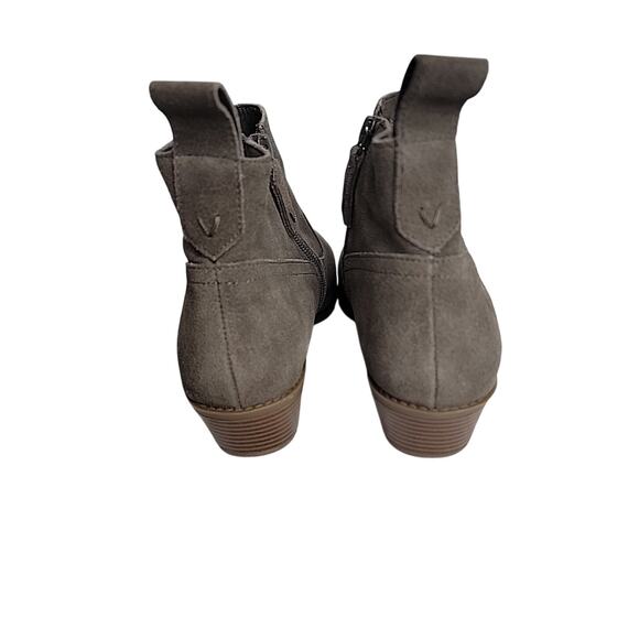 Vionic Water Resistant Suede Ankle Boots - Vera Gray Women's US 8 - Picture 3 of 9